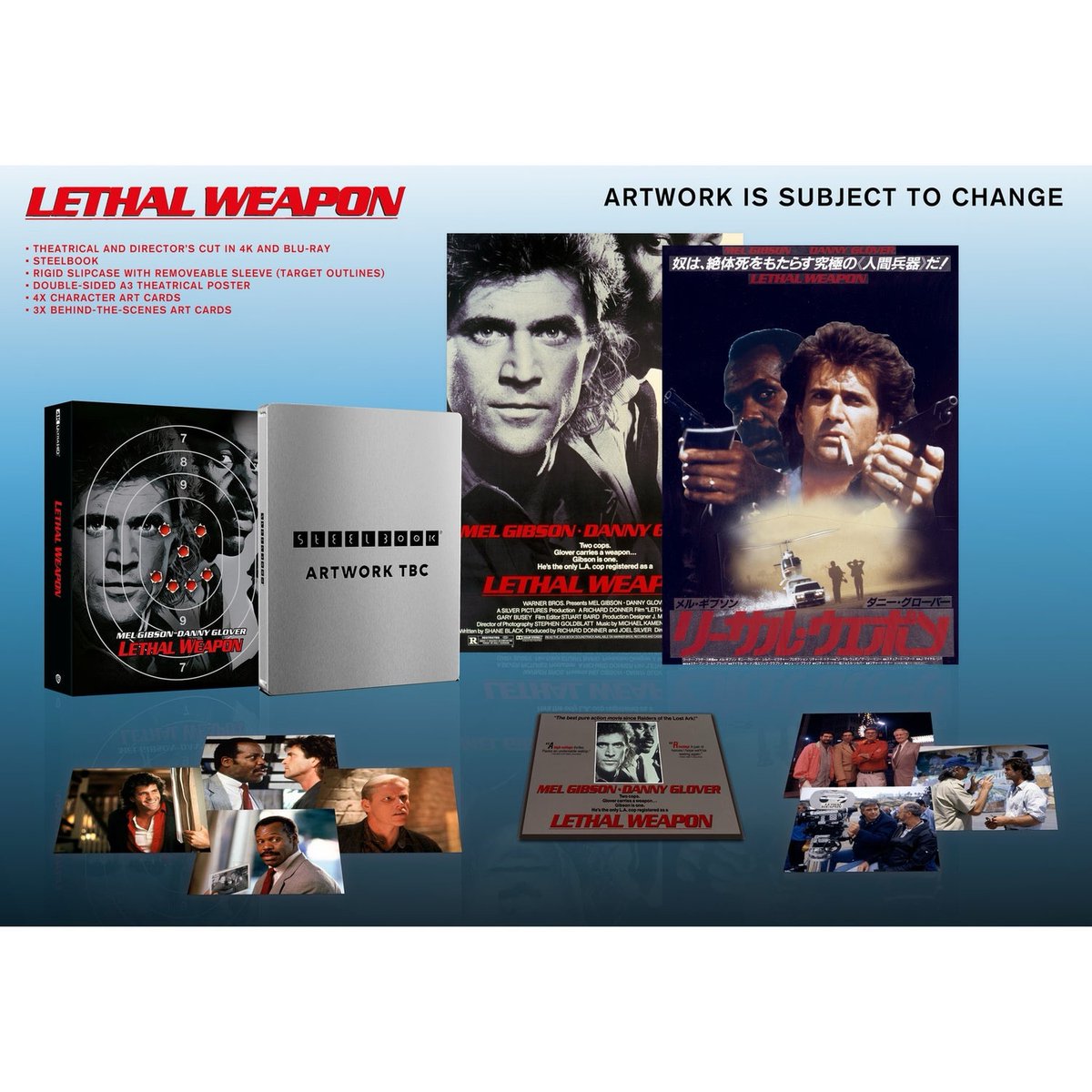 disc_connected's tweet image. ***ANNOUNCEMENT***

Coming on May 19th in the UK on #4K #Steelbook from @wbpictures: #LethalWeapon (1987) Ultimate Collector's Edition and regular Steelbook release!

Relive the legendary buddy-cop classic in 4K UHD with a brand new Collector’s Edition, featuring the Theatrical