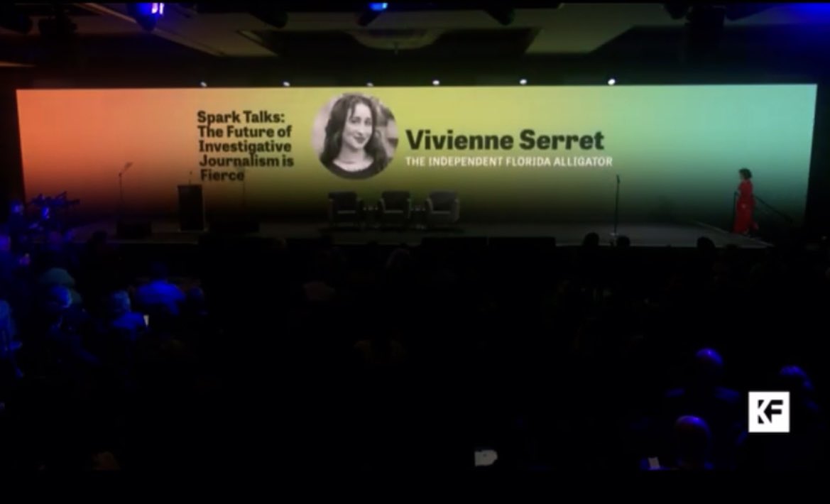 Vivienne Serret (@vivienneserret) on Twitter photo I’m so honored to have been a speaker at this year’s Knight Media Forum. I had the pleasure of sharing my story as a Cuban-American navigating hardships in Miami while discovering the world of journalism.
📸:<a href="/knightfdn/">Knight Foundation</a> I’m so honored to have been a speaker at this year’s Knight Media Forum. I had the pleasure of sharing my story as a Cuban-American navigating hardships in Miami while discovering the world of journalism.
📸:<a href="/knightfdn/">Knight Foundation</a>