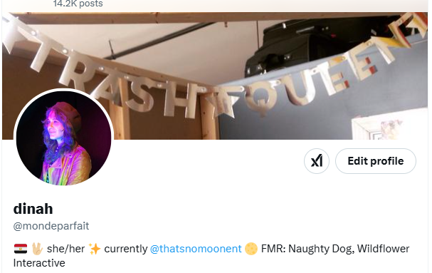 dinah tweet media