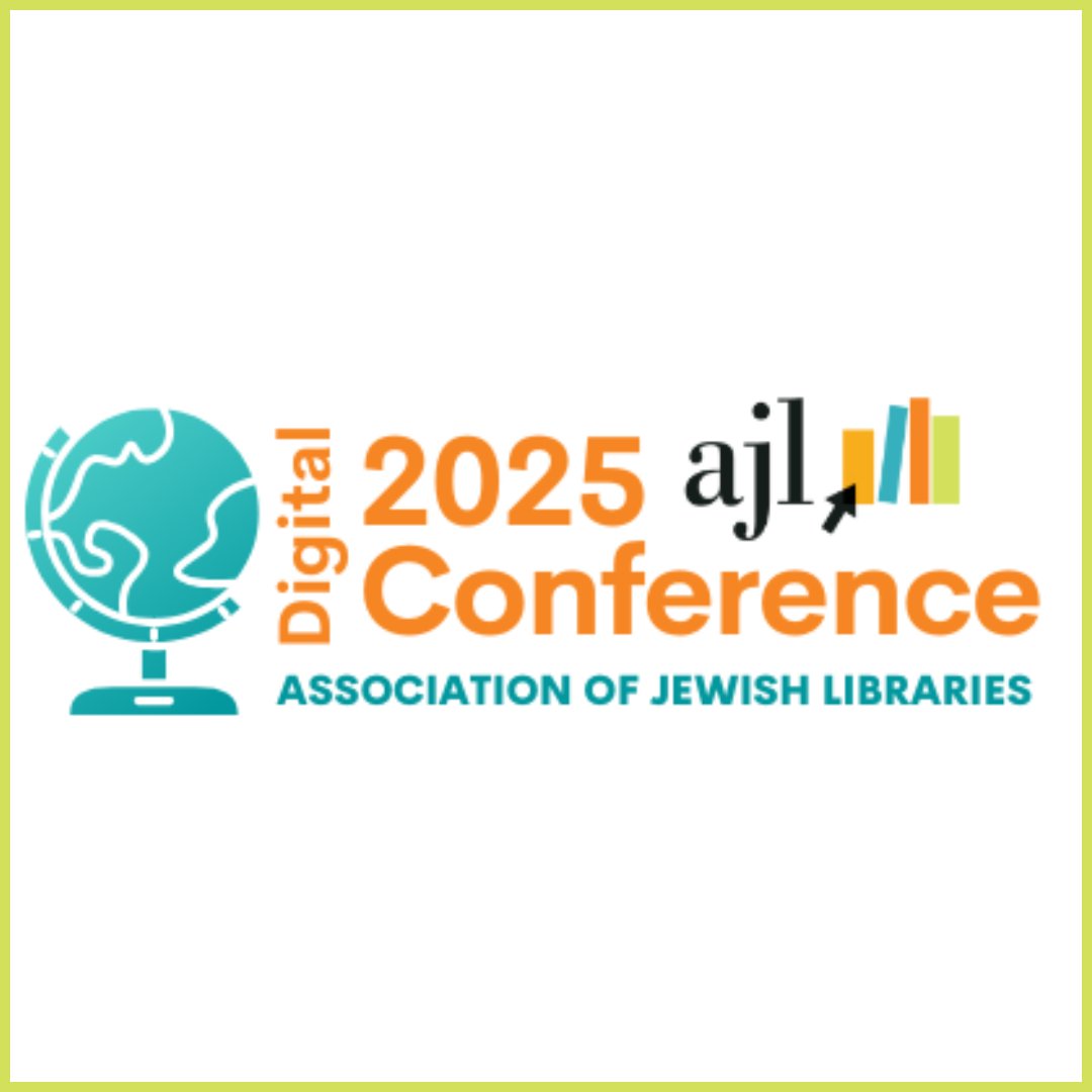 Registration is now open for the 2025 Association of Jewish Libraries Digital Conference, to be held online June 23–26.

Visit jewishlibraries.org/2025-digital-c… to register and for answers to frequently asked questions.