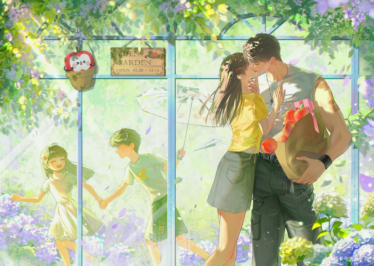 #LoveandDeepspace #恋与深空 #夏以昼 #Caleb #恋と深空 #マヒル #夏以昼无尽夏 endless summer
我爱你，我们的夏天没有尽头
画了一则短漫，推特贴不下全图请见：weibo.com/3951942657/Pfh…