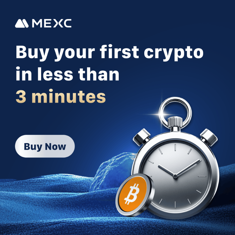 MEXC's tweet photo. Buy Your First Crypto in Less Than 3 Minutes! ⏱️

✨ With MEXC, getting started in crypto has never been easier!

✨ Simple, fast, and secure – perfect for beginners.

👉 Click here to sign up and get started!

#MEXC #CryptoMadeEasy #FirstCrypto #TradeWithMEXC