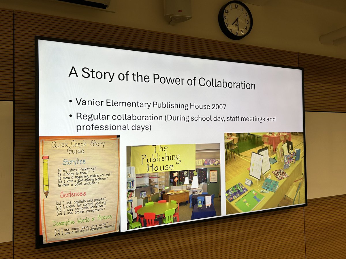 CraigMah's tweet photo. My @sfueducation WestCAST session was on the power of teacher collaboration. How has collaboration improved student learning? Thanks to all that attended. #bcedchat https://t.co/h3cfGyZd3S