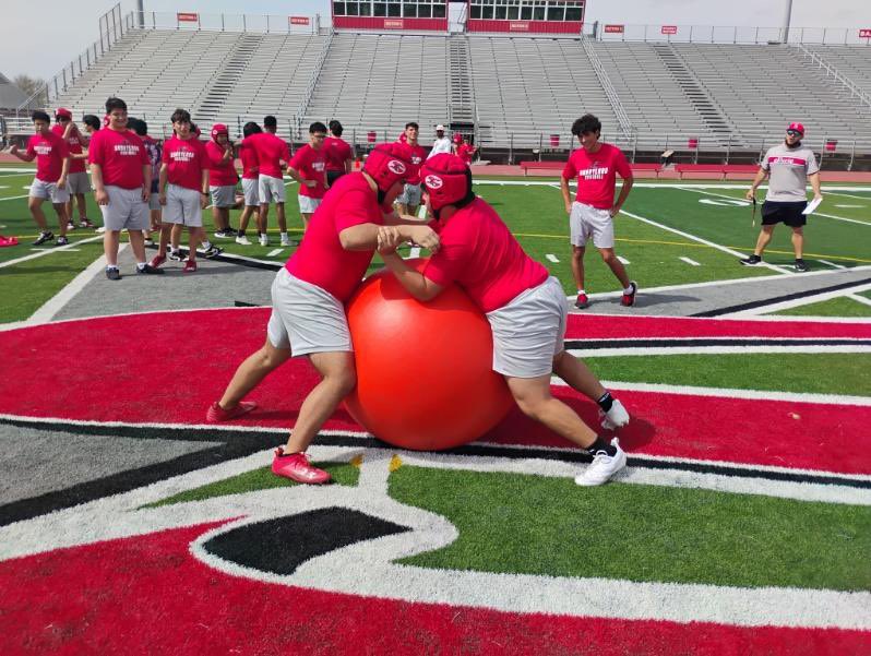 FootballRattler's tweet photo. Some images of our competition phase! This is one of the most important phases in our program! We have been developing leaders and continuity with our team. #WeAreRattlers https://t.co/qY936KnxJF