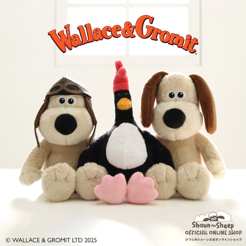 🧀Wallace & Gromit🧀 ＼再入荷情報🐶🐧📢／ #ウォレスとグルミット の