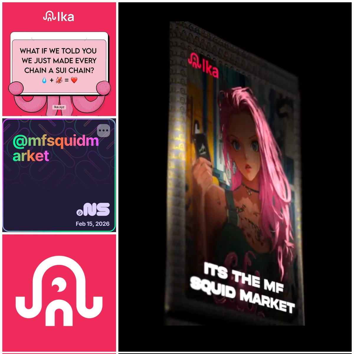 🦑Welcome to the MF Squid Market !!! 🦑

Together with <a href="/ikadotxyz/">Ika「🦑」</a> we are giving away 25 WL spots! Will you be on the list?!? 👀

To enter:
1⃣ Like, RT, tag a friend
2⃣ Follow <a href="/ikadotxyz/">Ika「🦑」</a> and <a href="/AllStreetBets23/">All Street Bets</a> 
3⃣ Be a member of the ASB TG and Ika Discord 
⏲️20 Hours

Ika Discord: