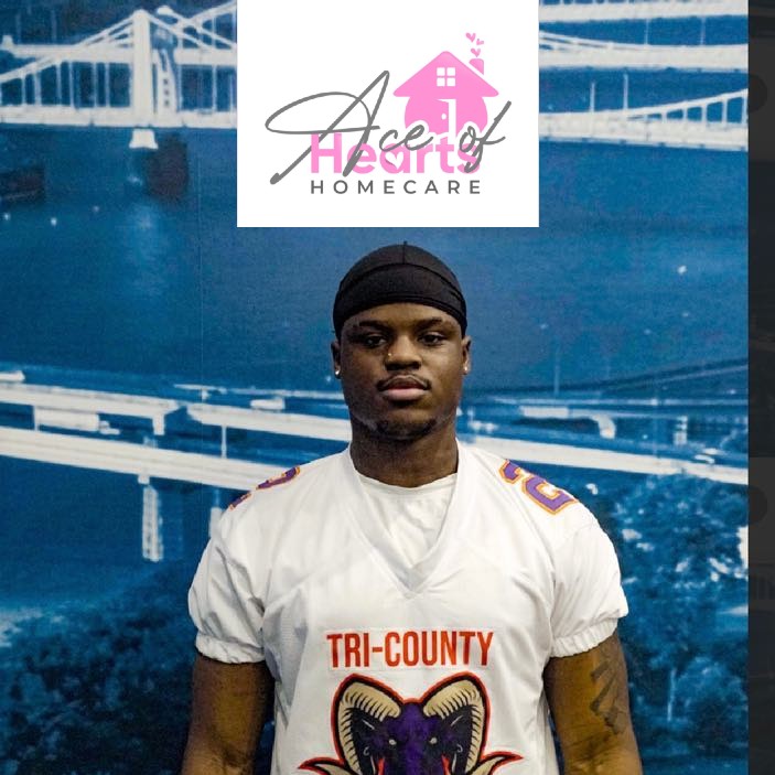 rams_tri's tweet photo. Special Thanks to Ace of Hearts Homecare for their sponsorship of Running Back #6 Tyrone Lyons. https://t.co/kEDqvBAQBU