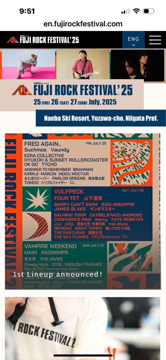 abbydart's tweet photo. Whoohoo! ⁦@vulfpeck⁩ ⁦@fujirock_jp⁩ Mom thanks you and Japan here I come! ⁦@joedart⁩ https://t.co/othQ07pNgM