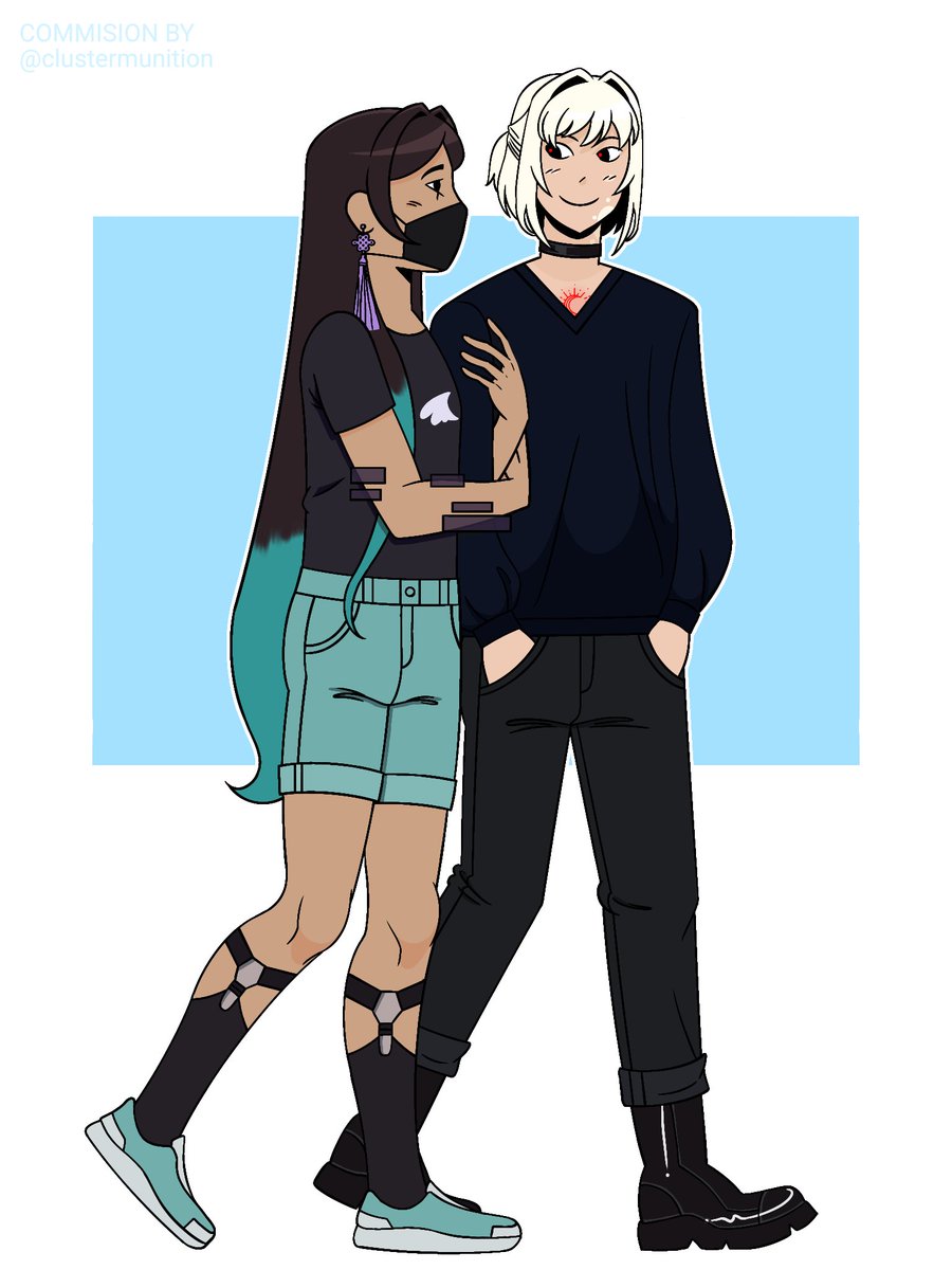 clustermunition's tweet image. Another commision done :-]