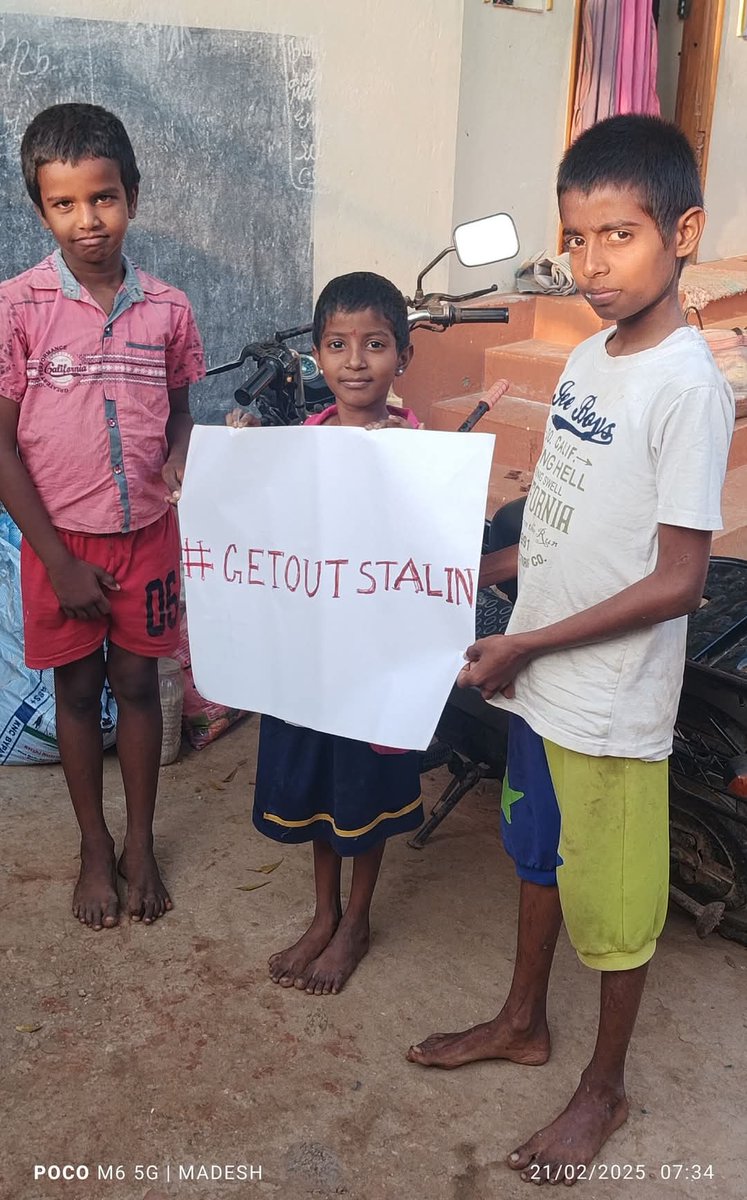 MSBalajiMSB's tweet photo. #GetOutStalin https://t.co/AdDaoFwUAW