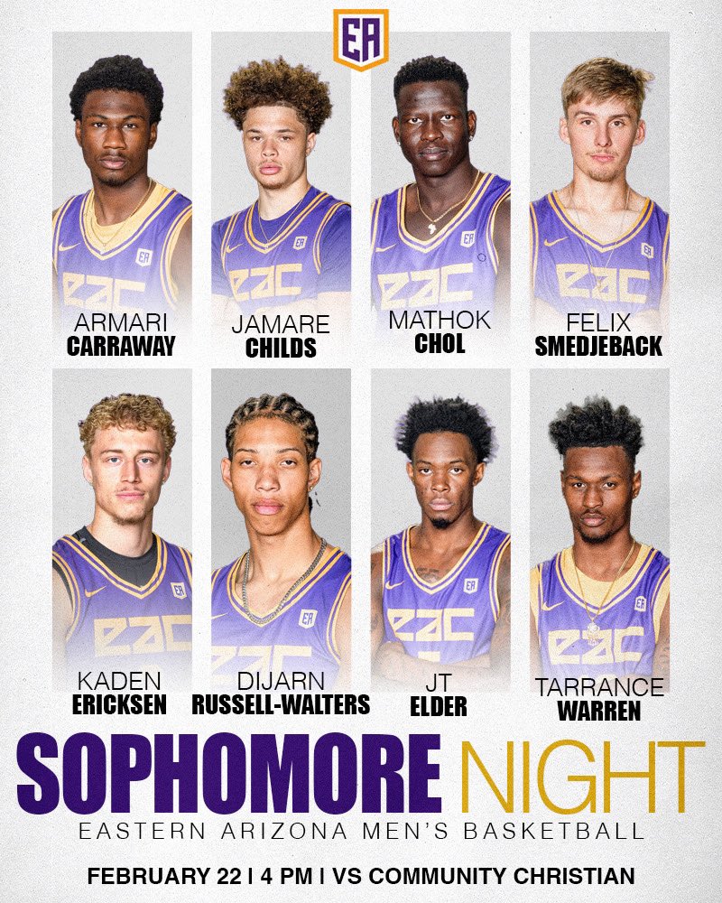 Eastern Arizona Basketball (@ea_mbb) on Twitter photo Come celebrate with us this Saturday at 4pm. <a href="/JUCOadvocate/">JUCOadvocate - Brandon Goble</a> <a href="/CoachCodyHop/">Cody Hopkins</a> <a href="/accac_sports/">ACCAC Sports</a> Come celebrate with us this Saturday at 4pm. <a href="/JUCOadvocate/">JUCOadvocate - Brandon Goble</a> <a href="/CoachCodyHop/">Cody Hopkins</a> <a href="/accac_sports/">ACCAC Sports</a>