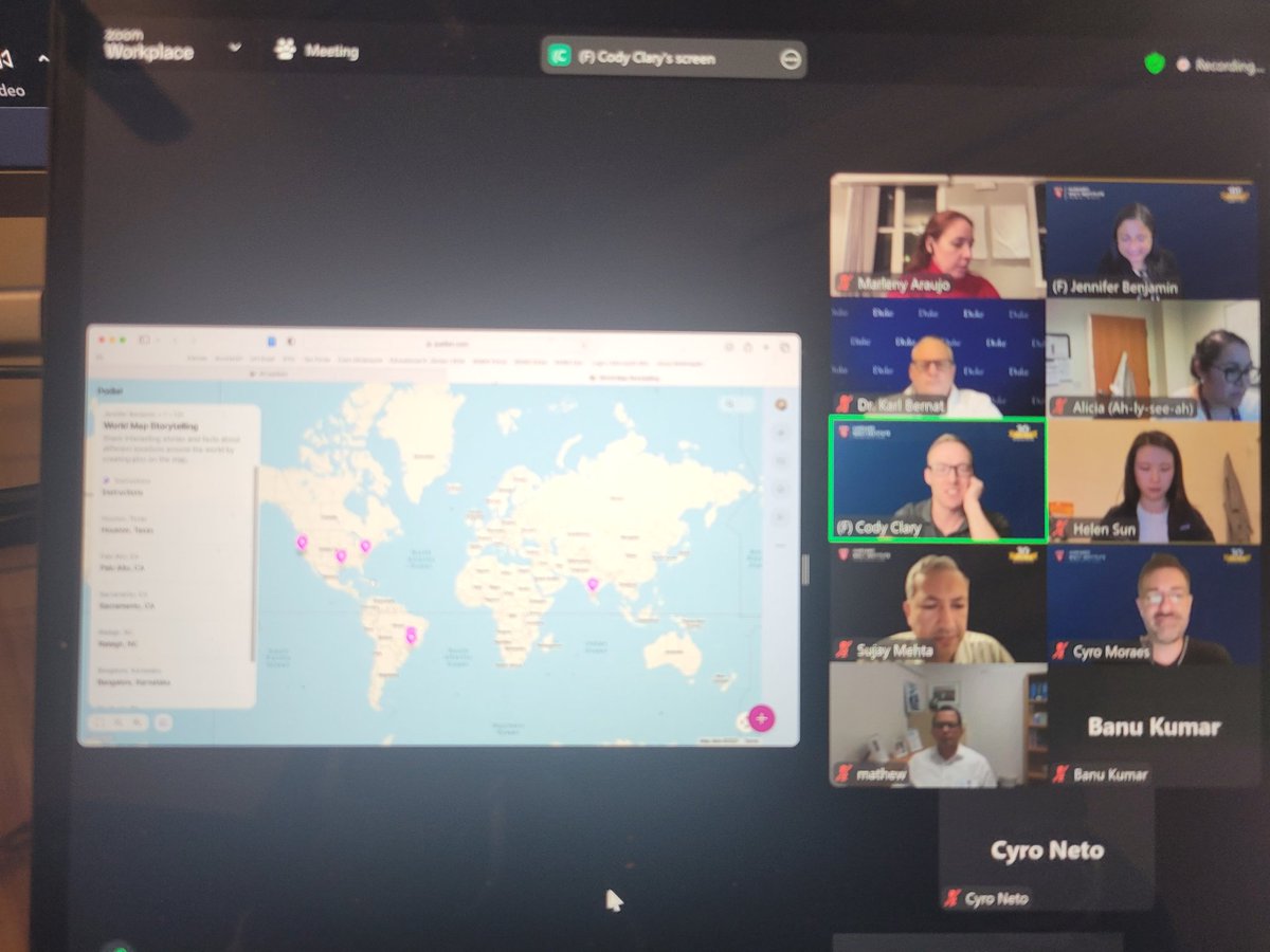 Jennifer Benjamin (@jenbenjaminmd) on Twitter photo Had a fun session with Padlet showcasing global faculty at this years Teaching with Technology course <a href="/HarvardMacy/">Harvard Macy</a> . Thank you <a href="/erhall1/">Elissa Hall, EdD</a> <a href="/wolbrinkt/">Traci Wolbrink</a> <a href="/SKWood8/">Sarah Wood</a> <a href="/Neil_Mehta/">Neil</a> for the opportunity. Had a fun session with Padlet showcasing global faculty at this years Teaching with Technology course <a href="/HarvardMacy/">Harvard Macy</a> . Thank you <a href="/erhall1/">Elissa Hall, EdD</a> <a href="/wolbrinkt/">Traci Wolbrink</a> <a href="/SKWood8/">Sarah Wood</a> <a href="/Neil_Mehta/">Neil</a> for the opportunity.