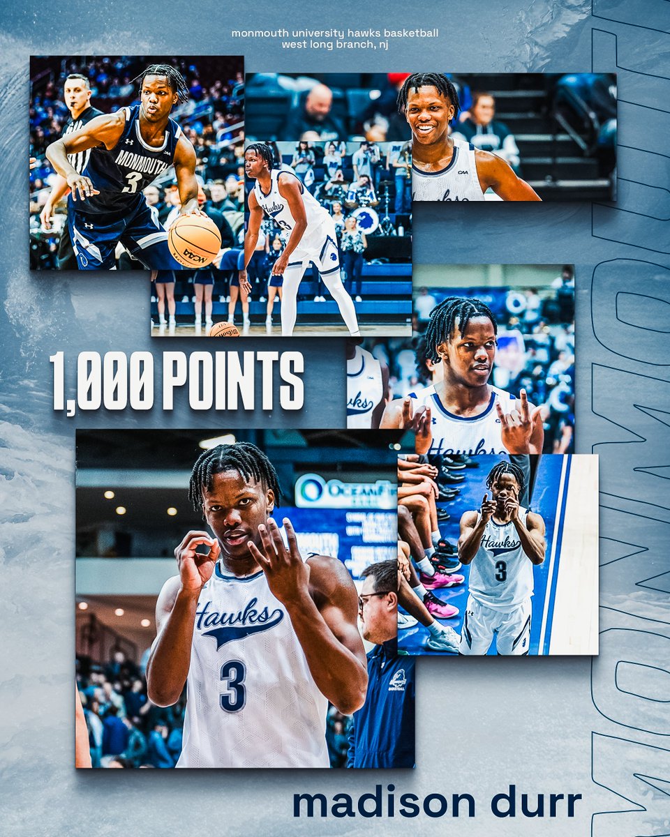 1,000 career points for <a href="/mdurr_3/">Madison Durr</a> 🫡

#FlyHawks