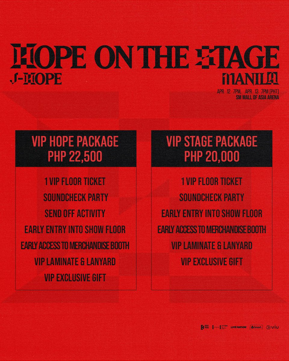 This is it, ARMY! General Onsale for j-hope 'HOPE ON THE STAGE' in