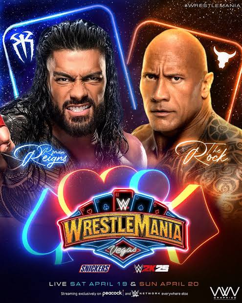 EliteClubS0B's tweet photo. This man, ROCK wasn’t lying when he said he’s 20 steps ahead of everyone.

After almost 9 years of waiting, we are finally getting the BIGGEST WRESTLING MATCH OF ALL TIME: The Rock vs. Roman Reigns.

PRO WRESTLING IS BACK. 🔥 https://t.co/1SYxuvM8jg