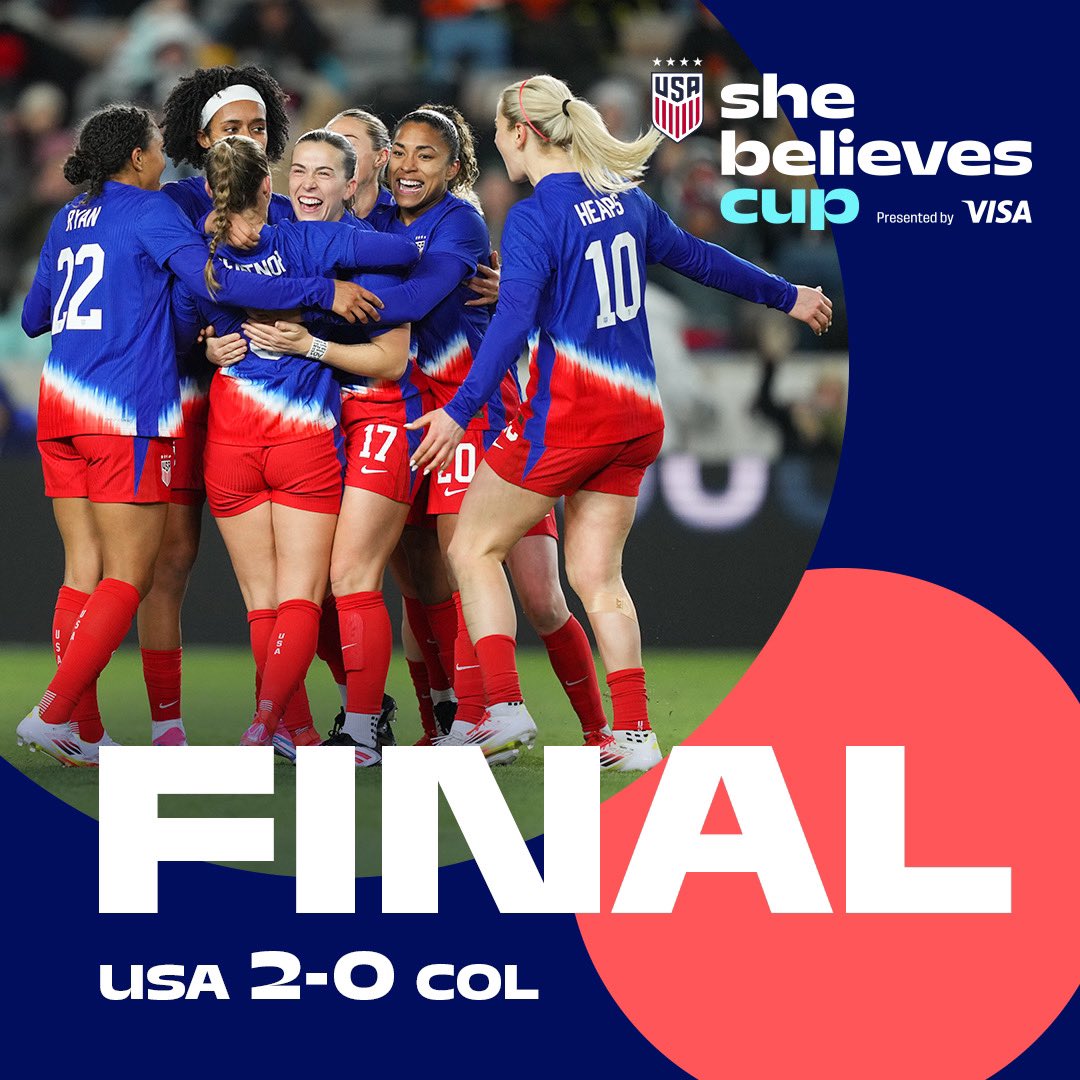 FINAL FROM HOUSTON!

#shebelievescup x <a href="/Visa/">Visa</a>
