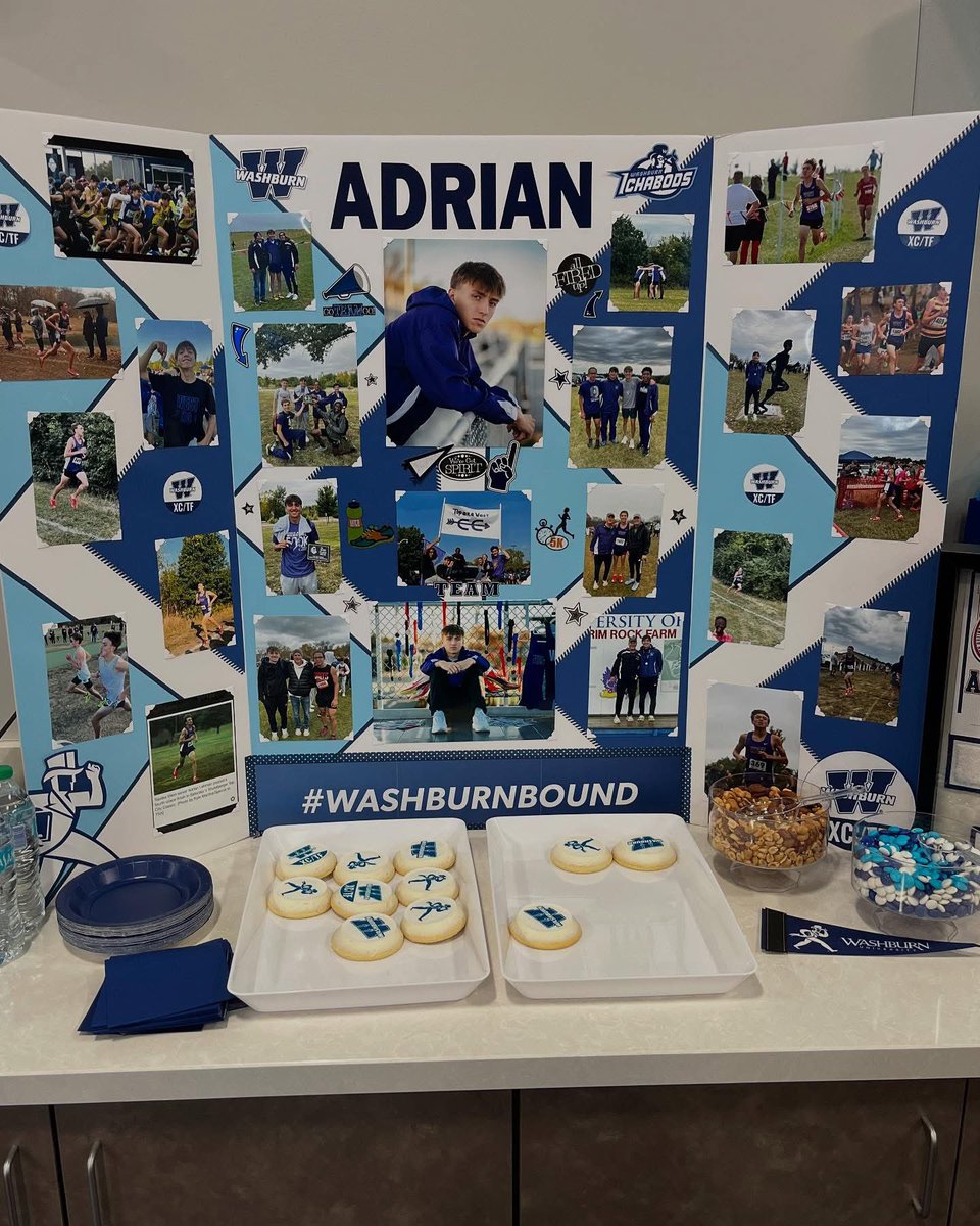 Congrats to Adrian Lehman on signing with Washburn University!! Amazing journey from playing JV Basketball as a sophomore to finishing 7th at State Cross Country as a senior with a time of 15:49 in just a year and a half of running! <a href="/4drianLehman/">Adrian Lehman</a> <a href="/peterson_rick/">Rick Peterson</a> <a href="/TPS_501/">Topeka Public Schools</a> <a href="/TPSTWest/">Topeka West HS</a>