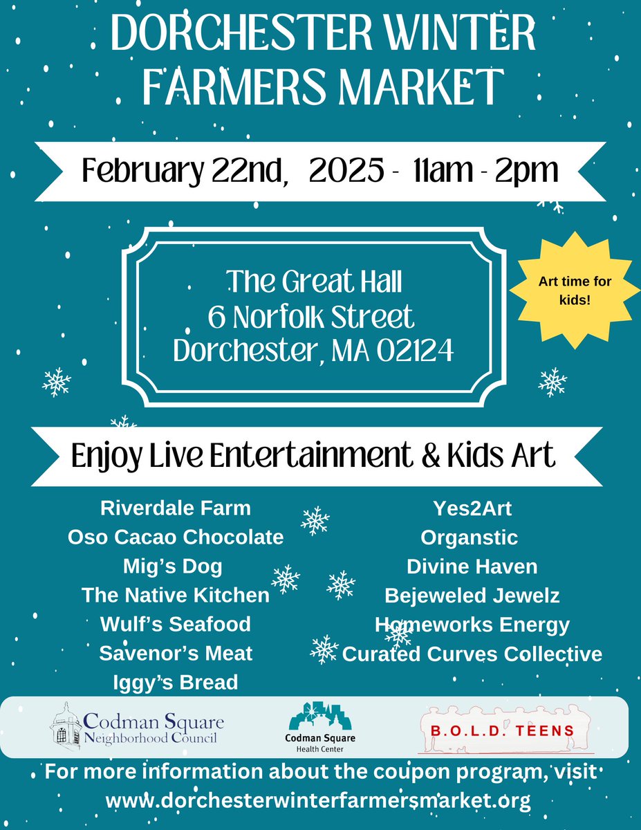 Codman Square Farmers Market tweet media