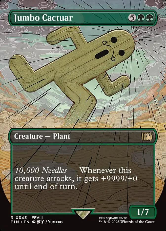 JustinHomeslice's tweet photo. Two #MagicTheGathering cards that give off the same energy 
Hey at least they tested it first. It was fine, right? #MTGxFINALFANTASY https://t.co/4iV6DFjefz