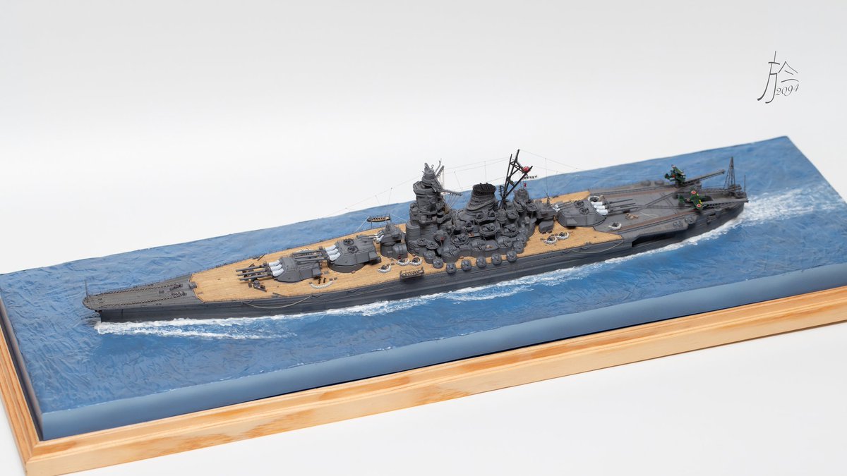 YAMATO 1/700
#艦船模型
#斜め前はかっこいい