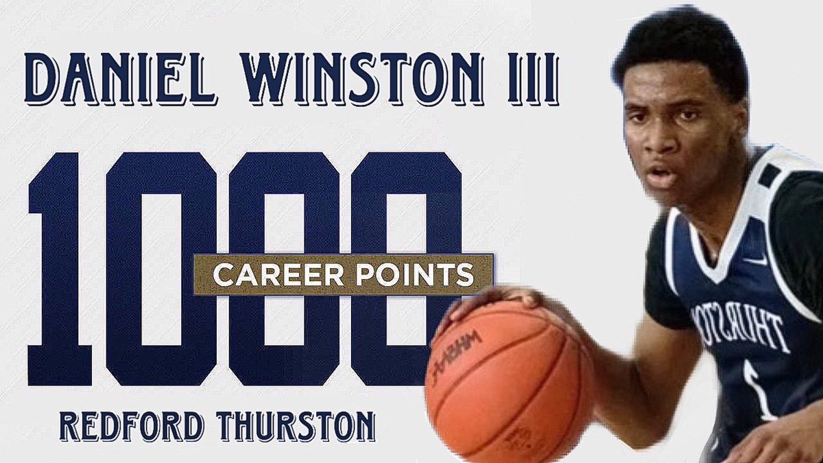 Congratulations to Daniel Winston III on becoming the first Eagle in Thurston history to surpass 1,000 points for his career!