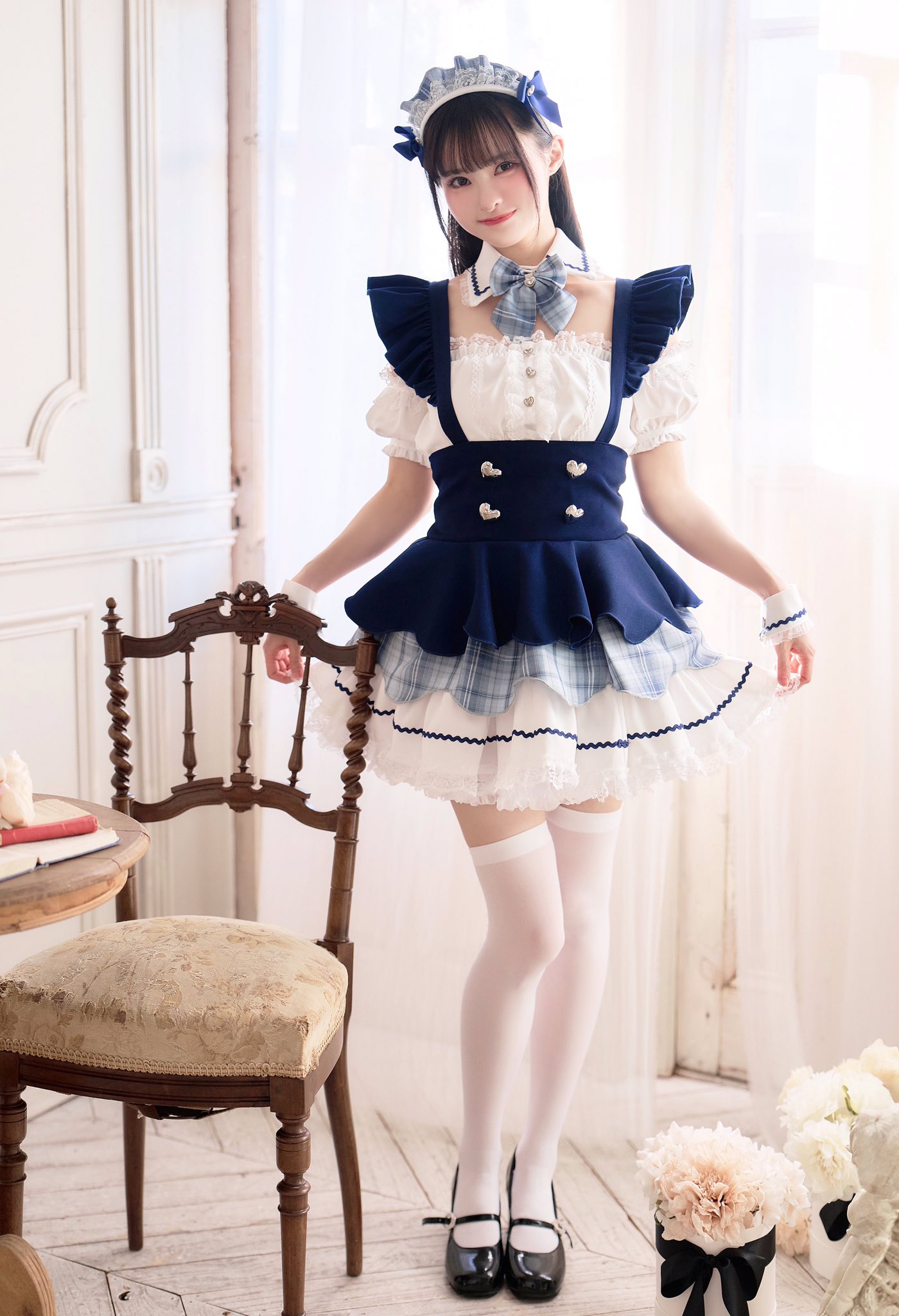 公式完売品】Malymoon テディバニーギンガムファーセットアップ