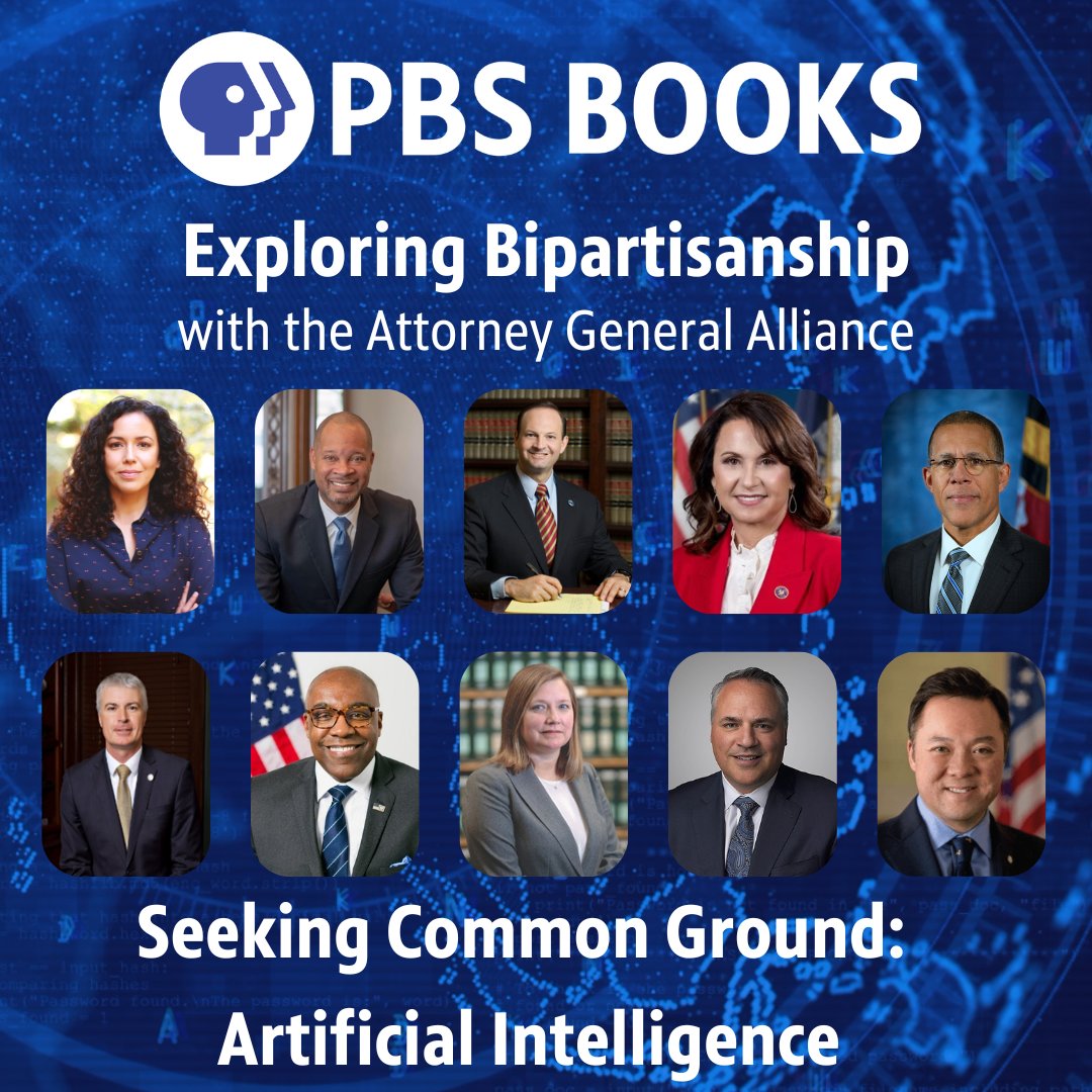 PBS Books (@pbsbooks) on Twitter photo What happens when leaders work together? Innovation, collaboration & real impact! That’s the heart of our Exploring Bipartisanship series with <a href="/AGAlliance1/">Attorney General Alliance</a>. From public safety to AI, these convos prove progress happens when we unite. Watch now: bit.ly/3D1DrYf What happens when leaders work together? Innovation, collaboration & real impact! That’s the heart of our Exploring Bipartisanship series with <a href="/AGAlliance1/">Attorney General Alliance</a>. From public safety to AI, these convos prove progress happens when we unite. Watch now: bit.ly/3D1DrYf