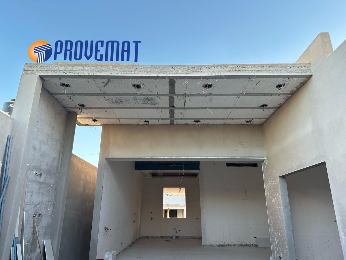 PROVEMATMX's tweet photo. Residencia con Sistema SUPERTECHO: una solución integral para losas de entrepisos, azoteas y otras aplicaciones estructurales que combina eficiencia, resistencia y durabilidad. #ViguetasProfesionales https://t.co/rfWfPZDTXu