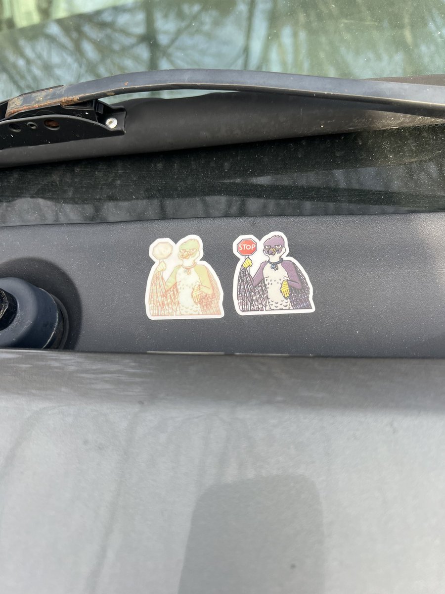 Finally at longlast
Our stickers are fully weather resistant! 

Imagine below shows our old stickers vs our new ones after 4 months!