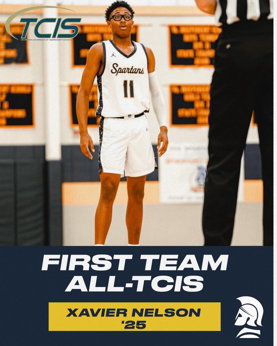 Congratulations to Xavier Nelson ‘25 for being named 1st Team All-TCIS Conference! 

The <a href="/RITMBB/">RIT Men's Basketball</a> commit averaged 16 ppg &amp; 11.2 rpg while shooting 56% from the field over the course of the regular season! #GoSpartans #804varsity <a href="/henricosports/">henricosports (from RVA Sports Network)</a>