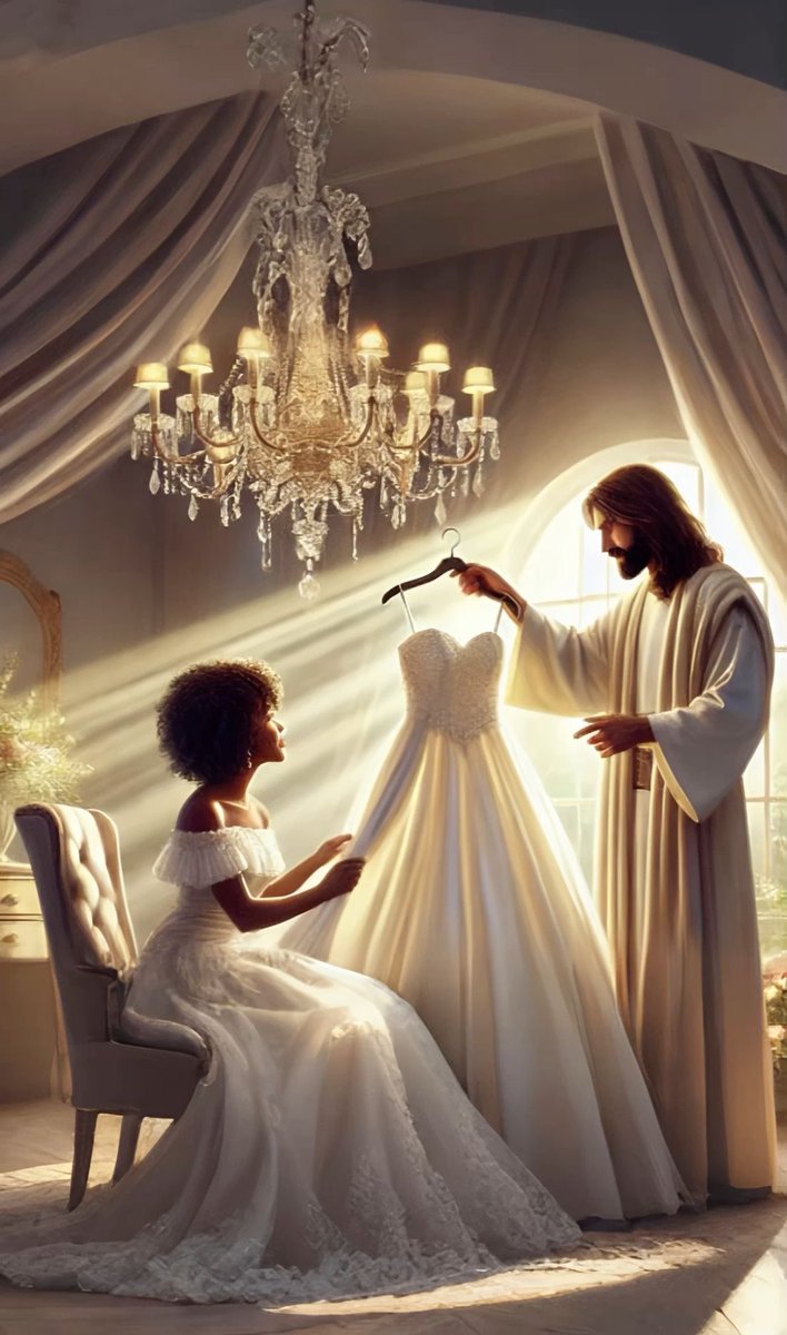 HerSacredPath's tweet photo. The Bride of Christ—clothed in His righteousness, prepared for His glory. ‘I will rejoice greatly in the Lord, My soul will exult in my God; For He has clothed me with garments of salvation’ (Isaiah 61:10). #BrideOfChrist #Faith #JesusOurGroom https://t.co/acvOBUCY2H