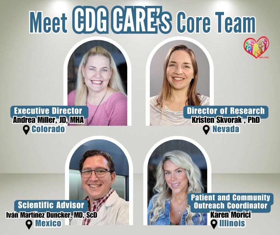 CDGCAREorg's tweet image. CDG CARE is kicking off a new chapter with a brand-new Core Team and updated 2025 Board roles. Our passionate leaders are set to drive innovation and strengthen our CDG community. Congrats to our inspiring team!
