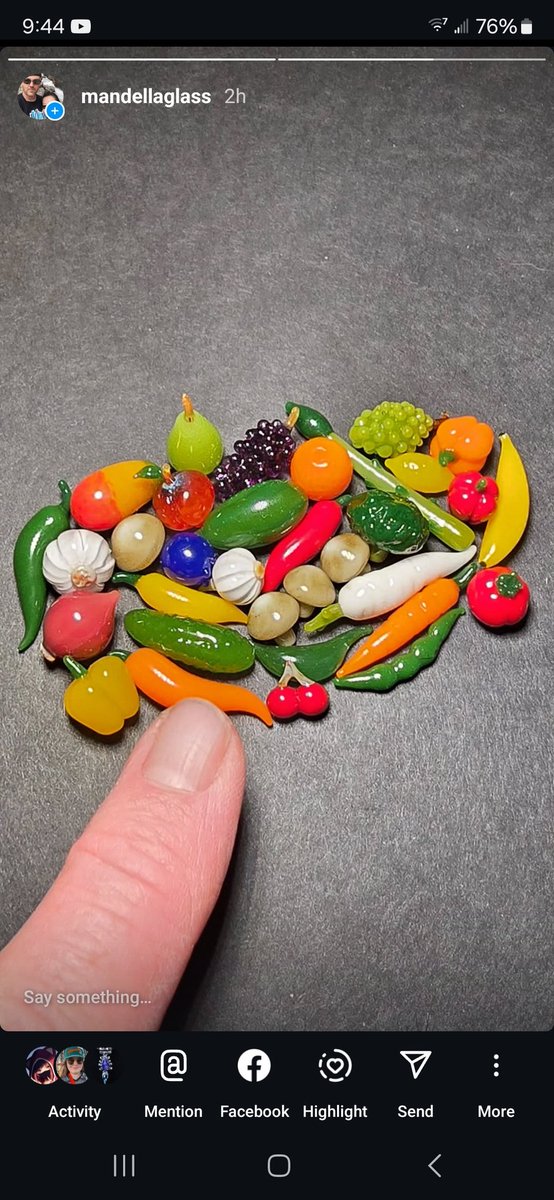 MandellaGlass's tweet photo. Miniature Boro Glass Fruits, Veggies and Fungi https://t.co/gaz17wufY3