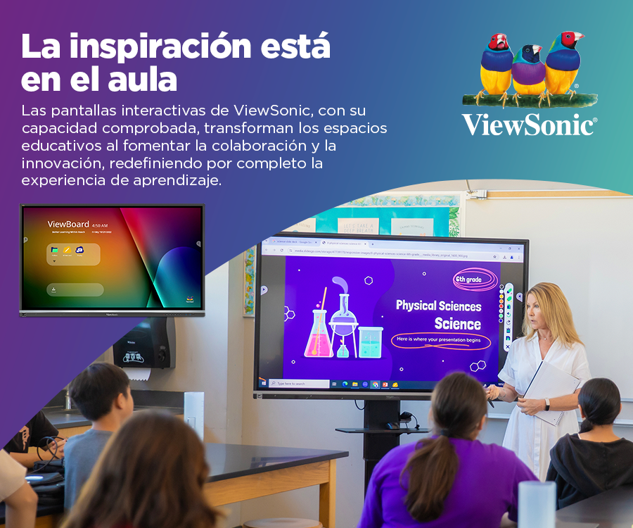 La inspiración está en el aula con ViewSonic. Nuestras pantallas interactivas fomentan la colaboración e innovación en la educación. 

Conoce más aquí: viewsonic.com/la/customer-se…

#Viewsonic #EdTech  #pantallasinteractivas #Centroamérica #Sudamérica #LATAM