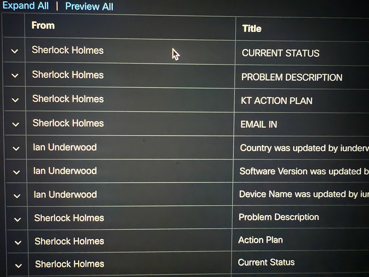 iunderwood_'s tweet image. My TAC Engineer tonight is Sherlock Holmes.

How cool is that?

#netEngLife