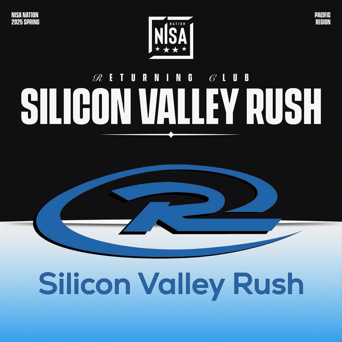 TheNISANation's tweet photo. The Pacific Region is in a big-time rush!

Silicon Valley Rush Joins NISA Nation!

The Silicon Valley, CA-based club enters for the Spring Season 🆕️ https://t.co/spqtSXCKf4