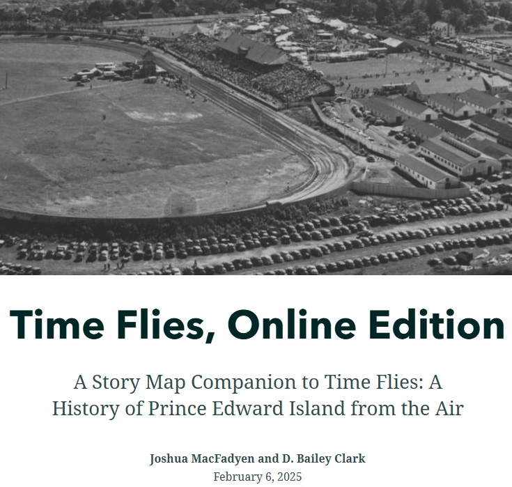 Greg Naterer (@gregnaterer) on Twitter photo New book alert! Time Flies Online by <a href="/UPEI/">University of PEI</a> Prof. Joshua MacFadyen and Bailey Clark takes a deep dive into community histories on #PEI - using a story map platform hosted on ArcGIS Online! projects.upei.ca/geolab/timefli… New book alert! Time Flies Online by <a href="/UPEI/">University of PEI</a> Prof. Joshua MacFadyen and Bailey Clark takes a deep dive into community histories on #PEI - using a story map platform hosted on ArcGIS Online! projects.upei.ca/geolab/timefli…