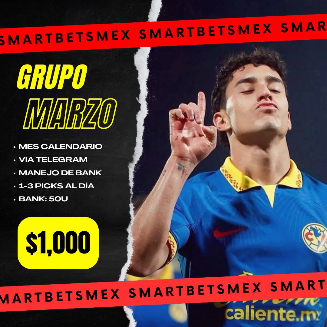 SmartBetsMex's tweet photo. ¿Por qué deberías entrar a mi grupo?

✔️ Tomamos mejores líneas con mejores momios 📈
✔️ Al jugar en vivo, se puede tener mejor lectura de juego 📊
✔️ Cobramos en minutos ⏱️
✔️ Tienes asesoría personalizada 🫰🏻
✔️ Aprendes una nueva forma de encontrar valor 👩🏻‍💻

Mándame DM. https://t.co/Crqhx3JuVu