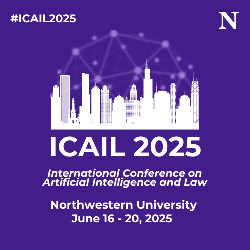 We received a record number of #AI4Law papers for #ICAIL2025! Peer review process has begun.

We have an outstanding lineup of tutorials, workshops, &amp; programming. Details TBA soon.

Thank you sponsors!
Sponsorship opportunities remain open. Help us make this the best #ICAIL yet!