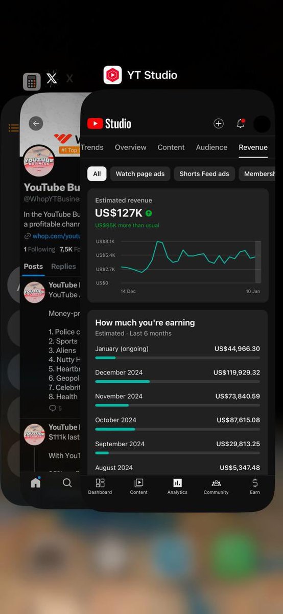 ameliamaya98's tweet photo. $127,000 last 28 days with YouTube.

F*ck it, I'll leak the YTA method.

Including the whole strategy, step by step.

If take action on it, you will print 0 doubts, make 2025 YOUR year.

Like + RT &amp; comment "SEND" if you

want it. (Must be following for DM) https://t.co/JPS8pBnsLQ