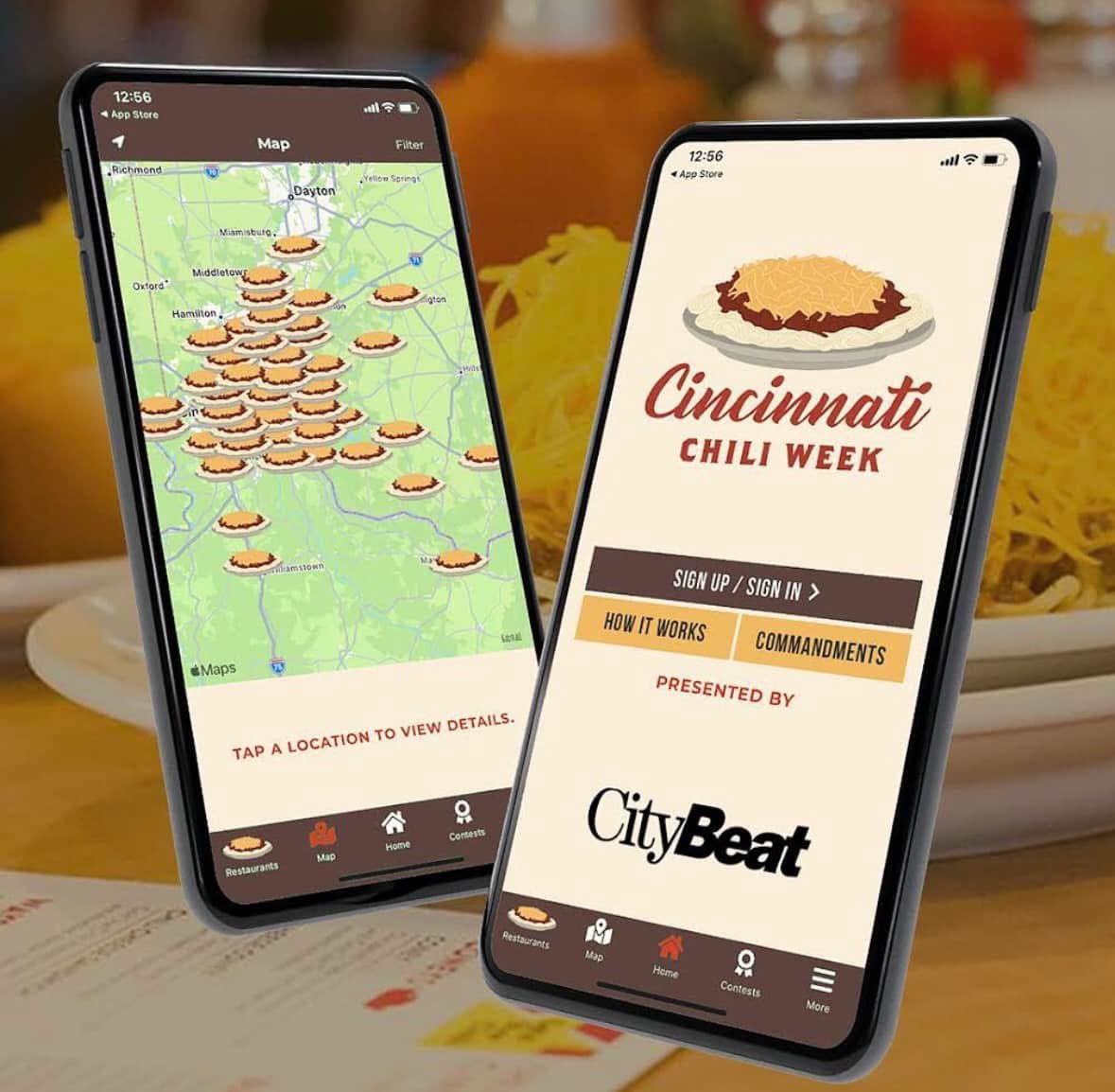 cincychiliweek's tweet image. Cincinnati Chili Week returns 2/24 & there’s an app that will help guide you.
Plus you can win $500 in gift cards AND Gold Star for an entire year!
Download! 📲: qrco.de/beGv52 💛🤎
Navigate through the city and reward your APPetite with $5-$7 chili deals for a week!