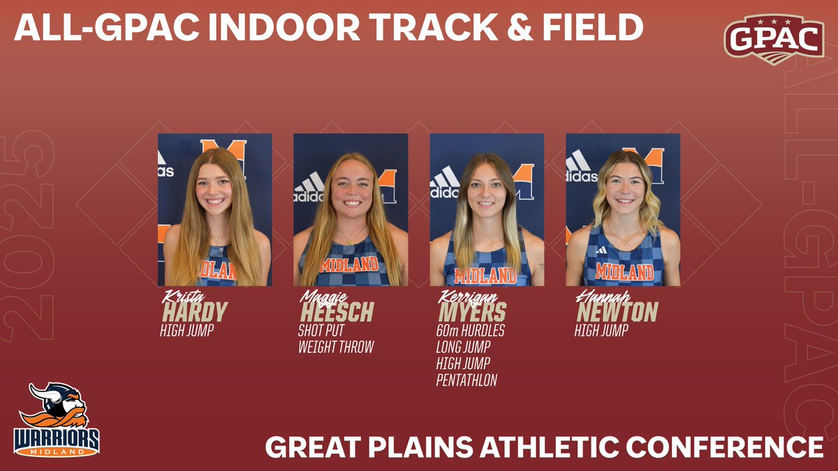 WTF: Four Warriors Earn All-GPAC Honors (<a href="/Midland_TFXC/">Midland TF/XC</a>)
midlandathletics.com/x/p7p0t