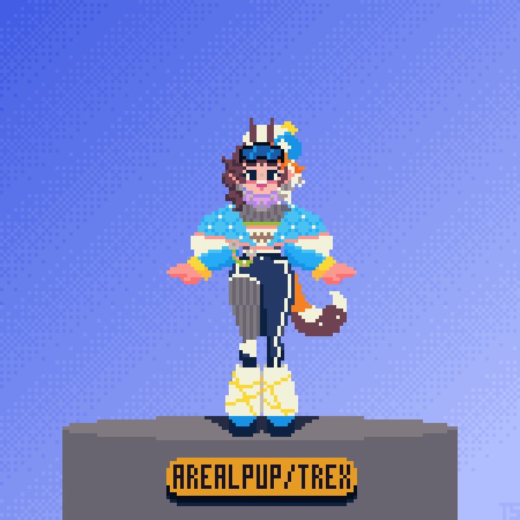 TerminThings's tweet image. Here’s another pixel art I did recently on stream! It is of the lovely streamer @arealpup 
#pixelart #pixelartist #pixels #artist #art #pokemontrainer #pokemonoc #trainer #aseprite #pixquare #stream #streamer #VGen