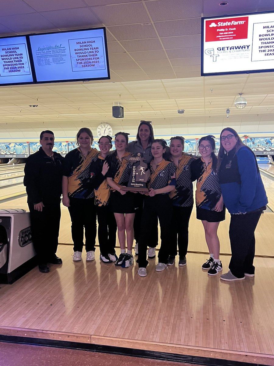 Madison girls bowling team secures the regional title!!!