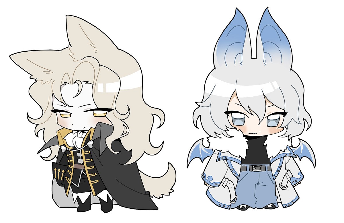 tecchen's tweet photo. little alu and soma hehe #castlevania https://t.co/QKnqisWn5m