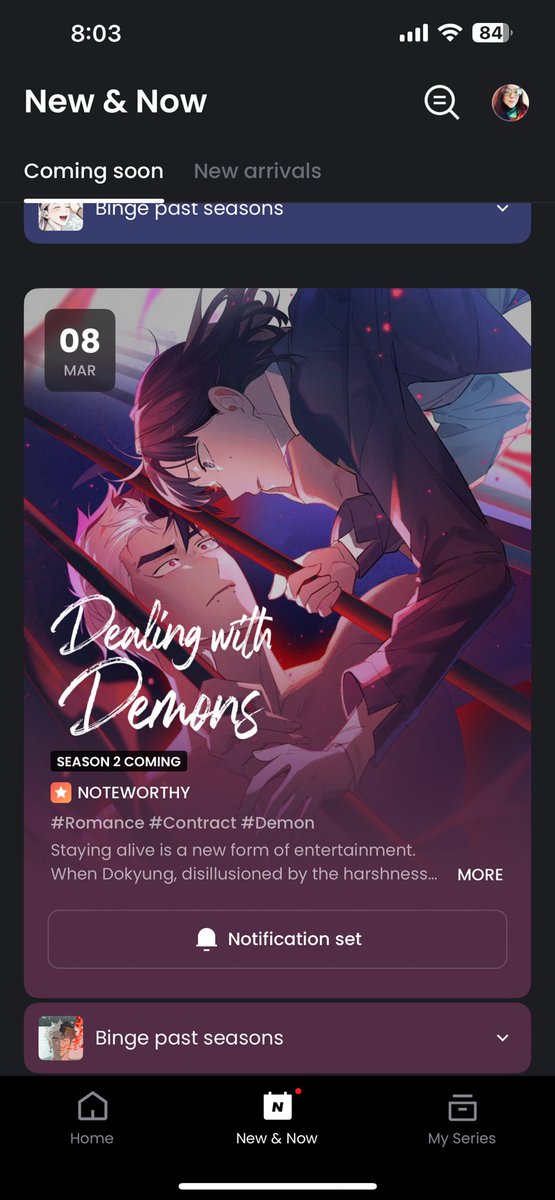 AnimenoAneki's tweet photo. DEALING WITH DEMONS IS BACK MARCH 8 BITCHES AHHHHHHHHHH #dealingwithdemons https://t.co/fMQAaWx7Ic