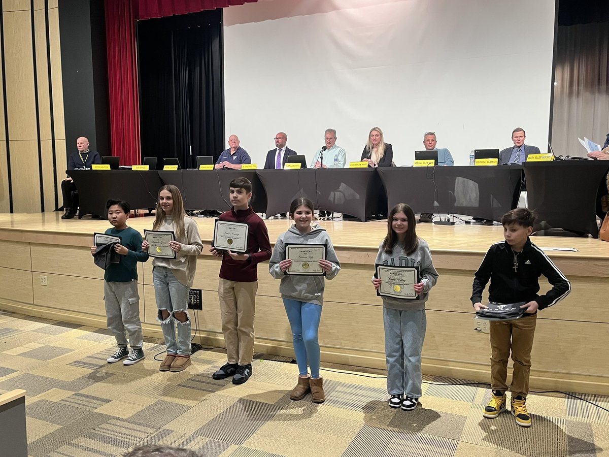 Congratulations to the <a href="/DEWMiddleSchool/">David E. Williams</a> February Students of the Month!