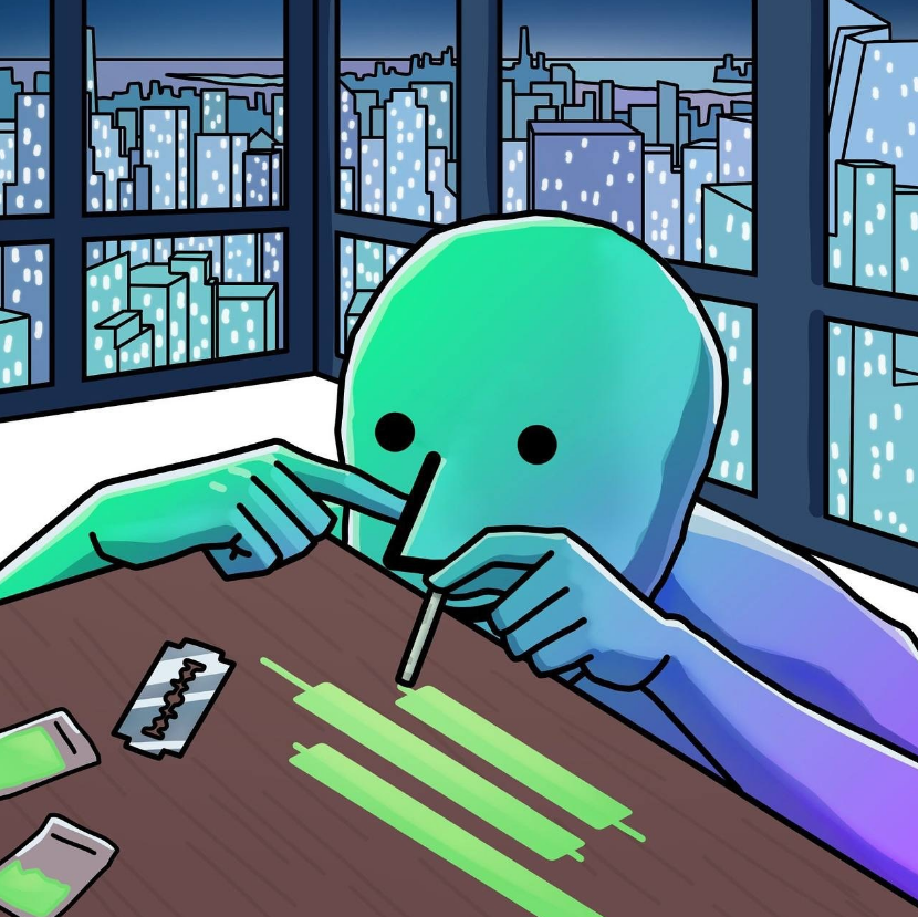 CcryptoTitans's tweet photo. 💊 When you’re addicted to the green candles… 📈💨
This is what happens when #Bitcoin pumps overnight. 😂 Who else can relate?
#Crypto #BullRun #CryptoAddiction #BTC #Altcoins #TradingLife