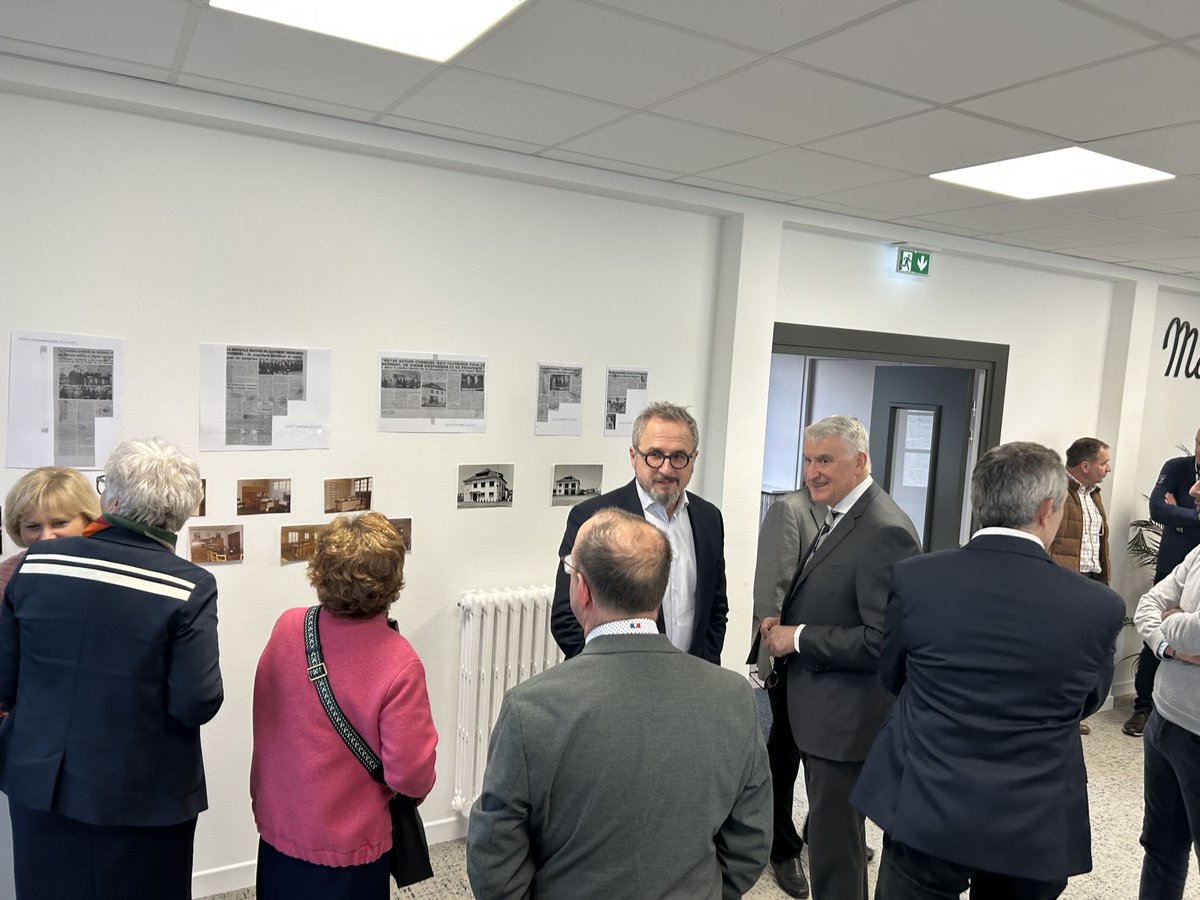 Visite des travaux de rénovation et de modernisation de la Maison du bâtiment à Brive, inaugurée en 1970. Un moment de convivialité et d’échanges avec les personnalités présentes.