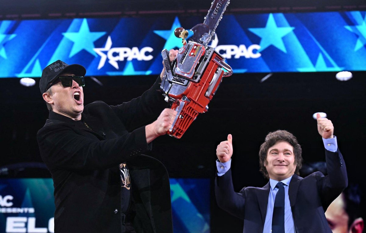 Viva la libertad carajo
<a href="/JMilei/">Javier Milei</a> <a href="/elonmusk/">Elon Musk</a>